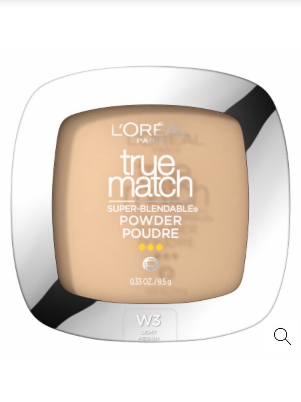 L'Oreal True Match Powder - Light/Medium Beige (W3)